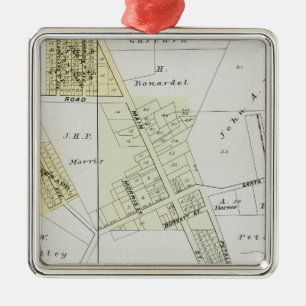 Sonoma County, Kalifornien 12 Silbernes Ornament