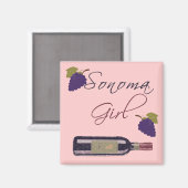 Sonoma Girl Magnet (Vorderseite/Rückseite)