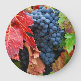 Sonoma in the Fall Große Wanduhr