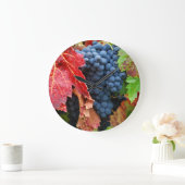 Sonoma in the Fall Große Wanduhr (Zuhause)