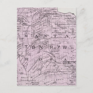 Sonoma-Landkreis, Kalifornien 12 Postkarte