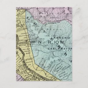 Sonoma-Landkreis, Kalifornien 18 Postkarte