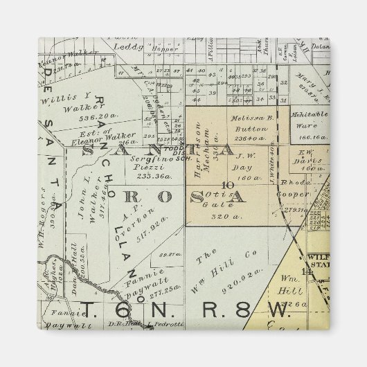 Sonoma Landkreis, Kalifornien 22 Magnet (Vorne)