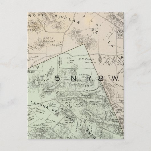 Sonoma Landkreis, Kalifornien 25 Postkarte (Vorderseite)