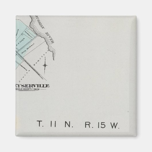 Sonoma Landkreis, Kalifornien 3 Magnet (Vorne)