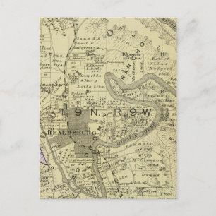 Sonoma Landkreis, Kalifornien 9 Postkarte