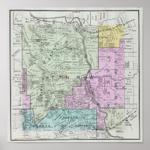 Sonoma Landkreis, Kalifornien Poster