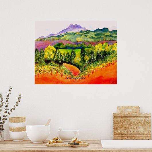 Sonoma Landkreis Vineyard Poster (Küche)