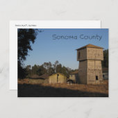 Sonoma Landscape Postkarte (Vorne/Hinten)