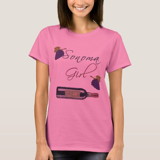 Sonoma-Mädchen T-Shirt (Vorderseite)