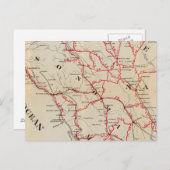 Sonoma, Marin, See und Napa-Landkreise Postkarte (Vorne/Hinten)