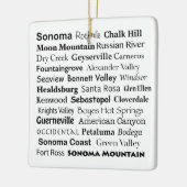 Sonoma & Napa Ornament (Links)