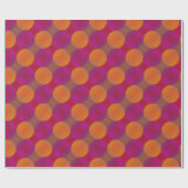 Sonoma orange und lila geschenkpapier (Flach)