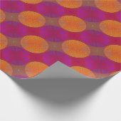 Sonoma orange und lila geschenkpapier (Ecke)