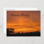 Sonoma Sunset 3 Postkarte (Vorne/Hinten)