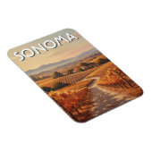 Sonoma Valley California Reise Magnet (Rechte Seite)