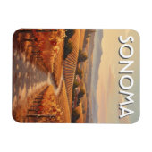 Sonoma Valley California Reise Magnet (Horizontal)