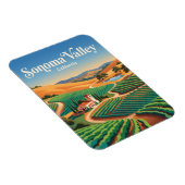 Sonoma Valley Kalifornien Magnet (Rechte Seite)