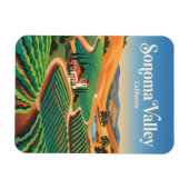 Sonoma Valley Kalifornien Magnet (Horizontal)