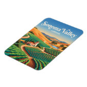 Sonoma Valley Kalifornien Magnet (Linke Seite)