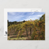 Sonoma Valley Postkarte (Vorne/Hinten)