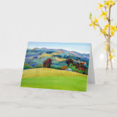 sonoma Weinberg verde Karte (Gelbe Blume)