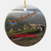 Sonoma Wine Country Christmas Ornament (Hinten)