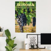 Sonoma Wine Country Poster (Heimbüro)
