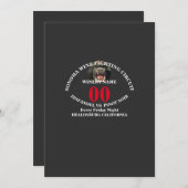 SONOMA WINE KAMPF CIRCUIT ZINFANDEL VS PINOT EINLADUNG (Vorne/Hinten)