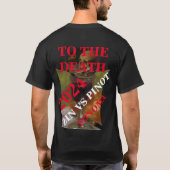 SONOMA WINE KAMPF CIRCUIT ZINFANDEL VS PINOT T-Shirt (Rückseite)