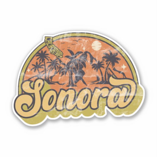 Sonora, Kalifornien Aufkleber (Vorderseite)
