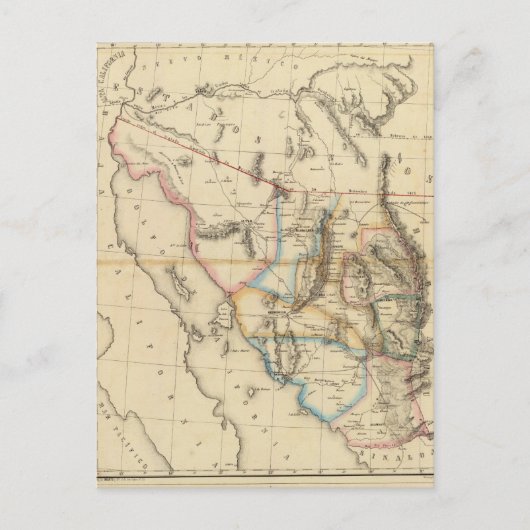 Sonora, Mexiko Postkarte (Vorderseite)