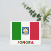 Sonora Unofficial Flag Postkarte (Stehend Vorderseite)