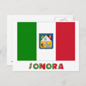 Sonora Unofficial Flag Postkarte (Vorne/Hinten)