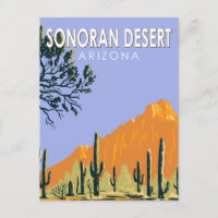 Sonoran Desert Arizona Vintage Kunst