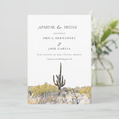 Sonoran Desert flaches ¡Apartar la fecha! Karte (Stehend Vorderseite)