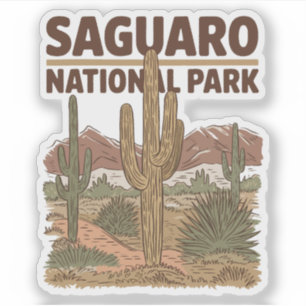 Sonoran Desert Saguaro Nationalpark Aufkleber