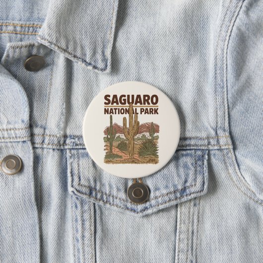 Sonoran Desert Saguaro Nationalpark Button (Beispiel)