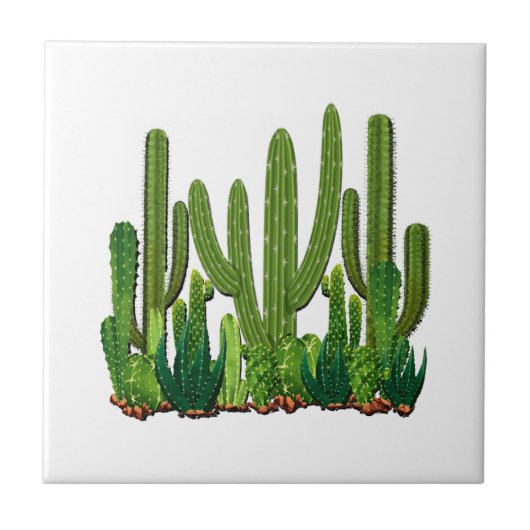 Sonoran Lebensraum Fliese (Vorderseite)