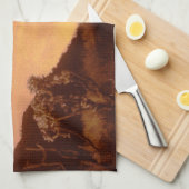 Sonoran Sonnenuntergang Geschirrtuch (Viertel Falte)