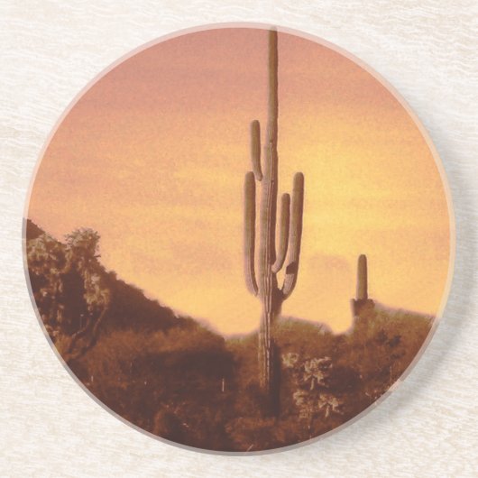 Sonoran Sonnenuntergang Getränkeuntersetzer (Vorne)