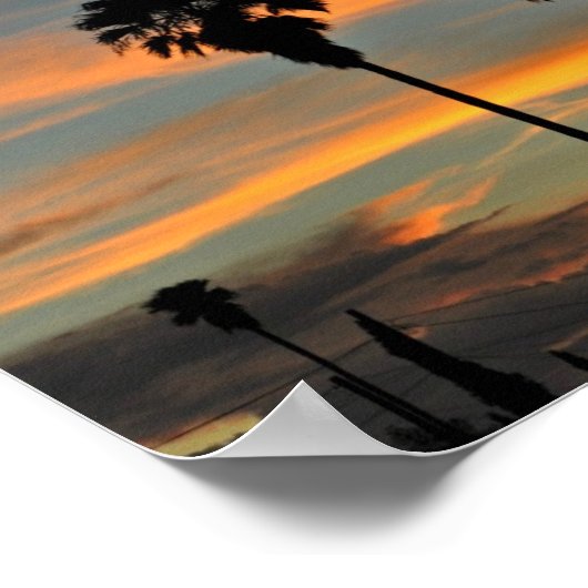 Sonoran Sunset Poster (Ecke)