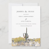 Sonoran Wüste flaches ¡Reserva la fecha! Karte (Vorderseite)