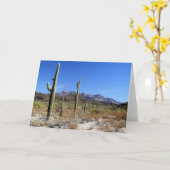 Sonoran-Wüstenlandschaft 13 Karte (Gelbe Blume)