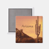 Sonorischer Sonnenuntergang, Arizona Magnet (Vorderseite/Rückseite)