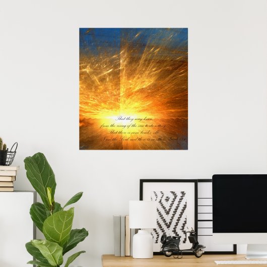 Sonrise Poster (Heimbüro)