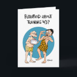 Sons 43. Geburtstag Karte<br><div class="desc">Funny 43. Geburtstagskarte für einen Sohn,  der 43 Jahre alt wird</div>