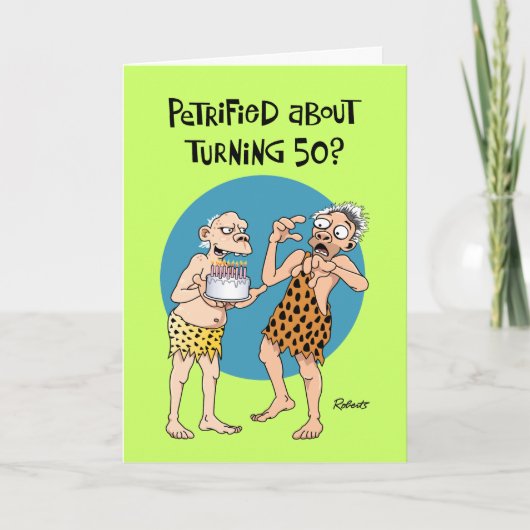 Sons 50. Geburtstag Karte (Vorderseite)