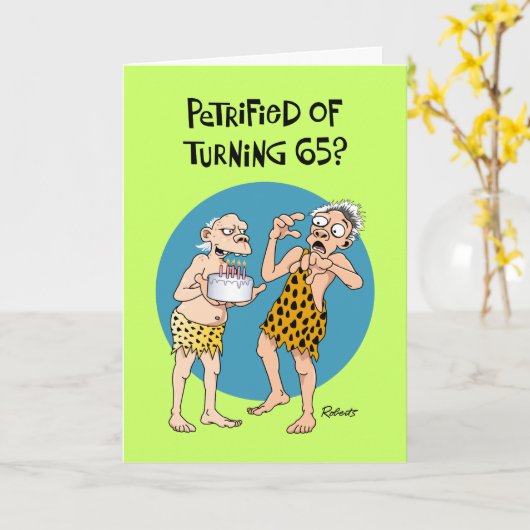 Sons 65. Geburtstag Karte (Gelbe Blume)