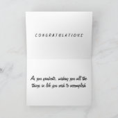 SONS ABSCHLUSS FLIEGENDER HOHER SOHN KARTE (Innenseite)